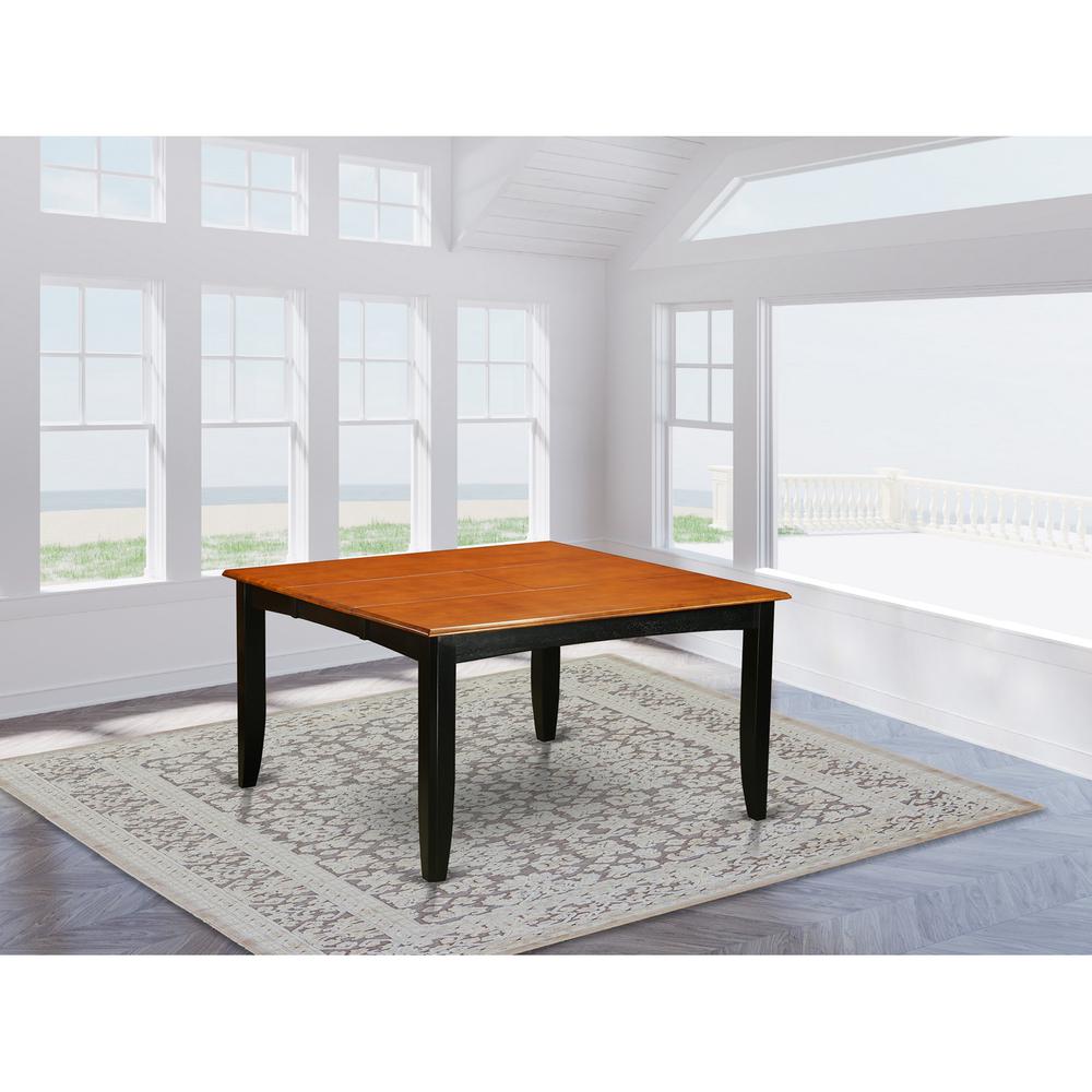 PFNI6-BCH-C 6 PC Dining room set with bench-Dining Table and 4 Wood Dining Chairs plus a bench