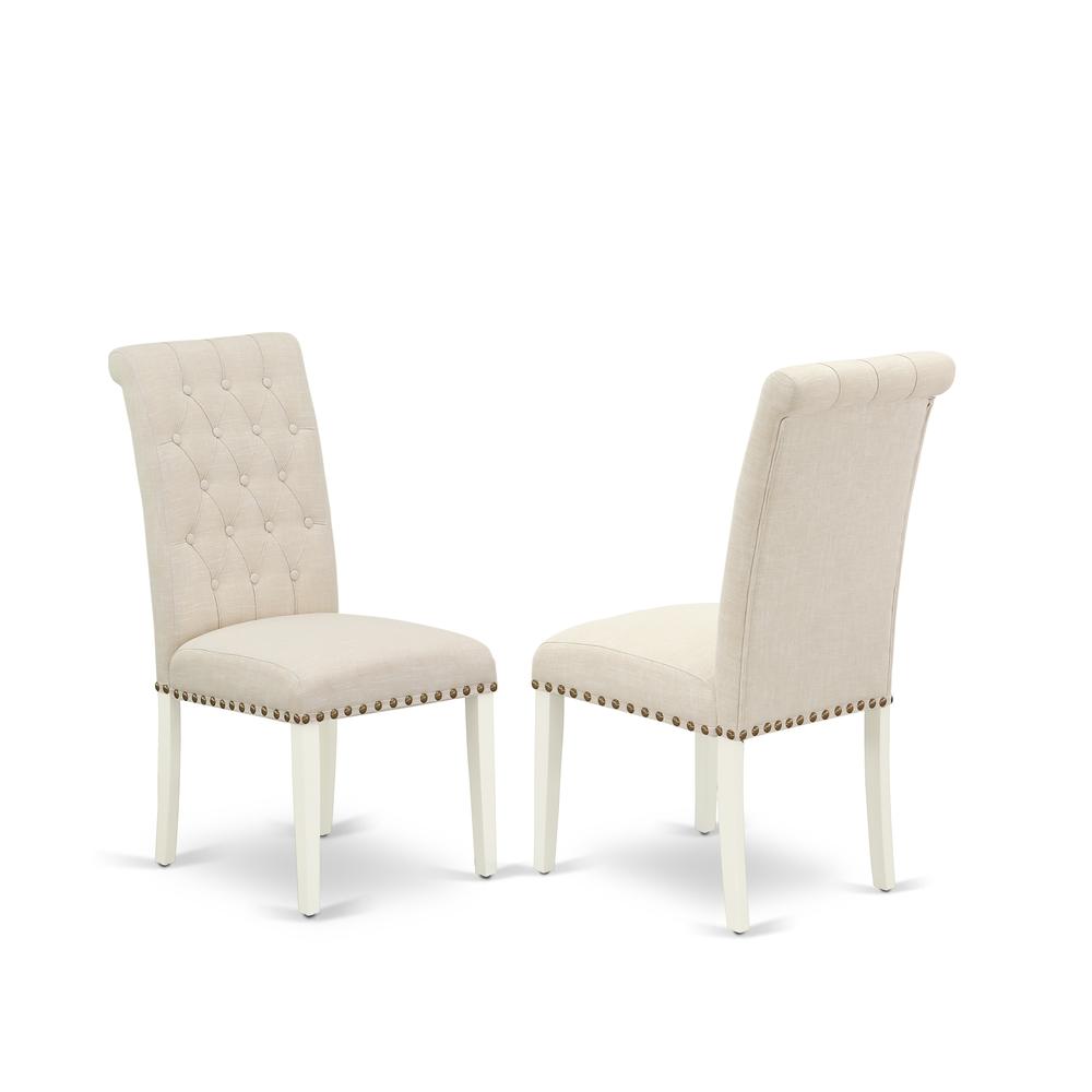 Dining Room Set Linen White, SUBR3-LWH-02