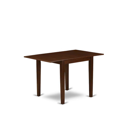 3 Piece Modern Dining Table Set Consists of a Rectangle Kitchen Table