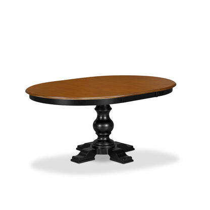 5-Piece Dining Room Set, Black & Cherry
