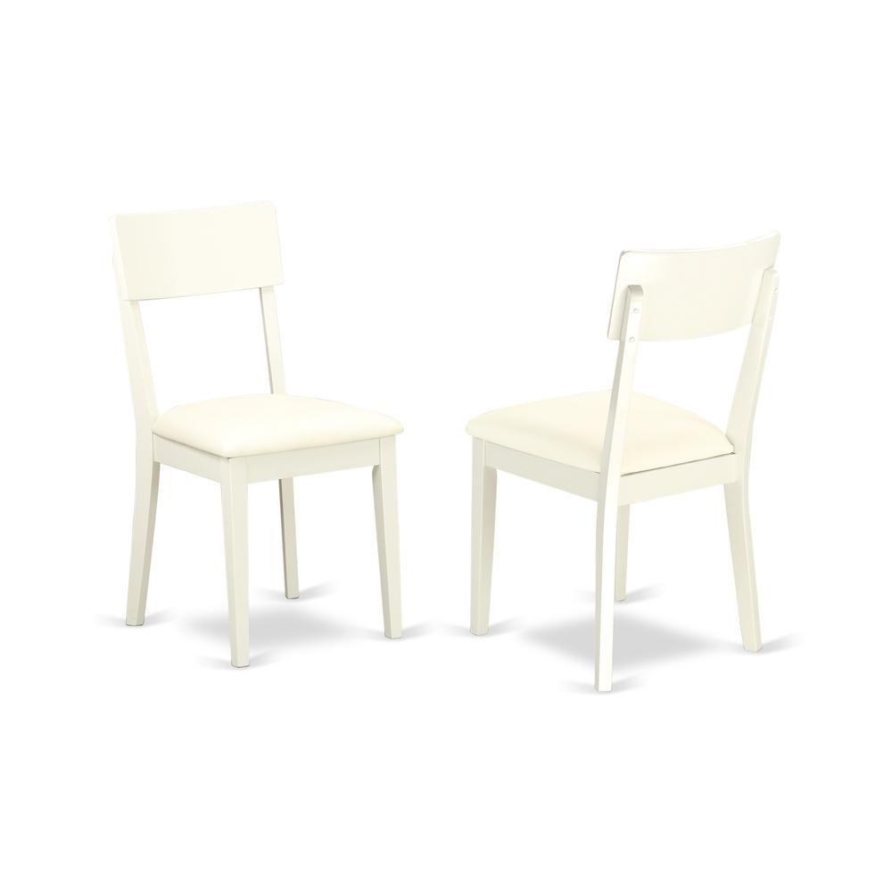 Dining Room Set Linen White, DOAD7-LWH-LC