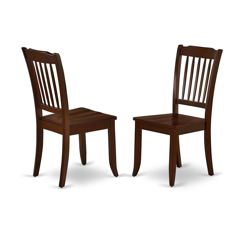 Dining Room Set Mahogany, CADA6-MAH-W
