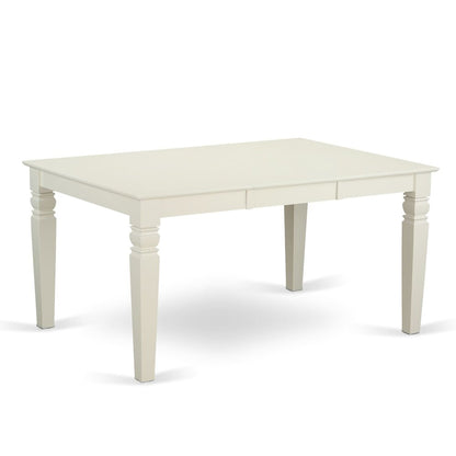 7 Piece Kitchen Set Consists of a Rectangle Dining Table with Butterfly Leaf