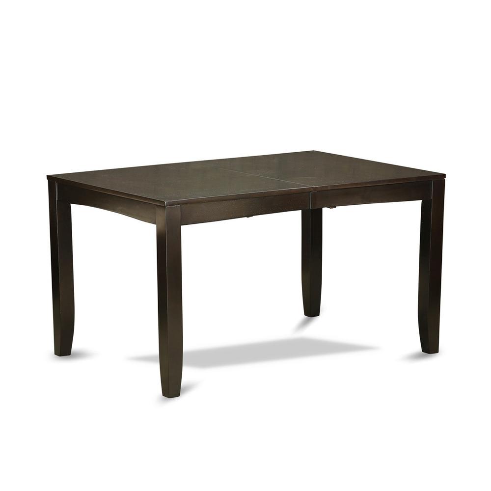 7  Pc  Dining  room  set-Table  with  Leaf  and  6  Dining  Chairs