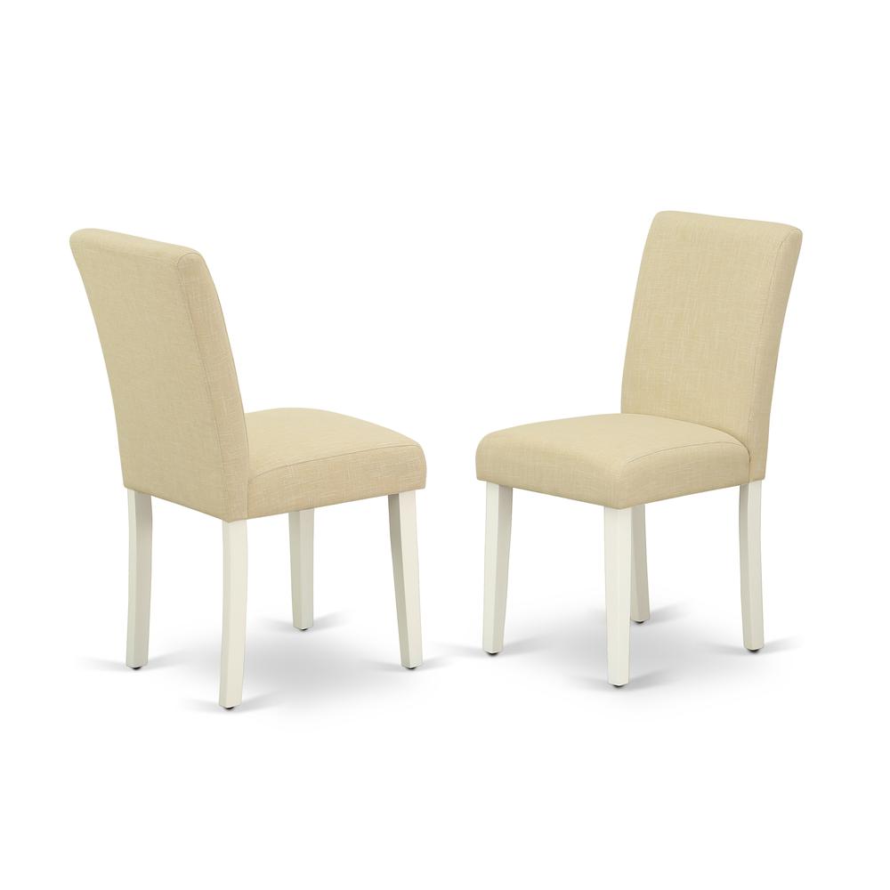 Dining Room Set Linen White, SHAB5-LWH-02