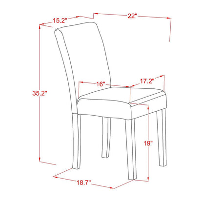 Dining Room Set Oak, NOAB3-OAK-55
