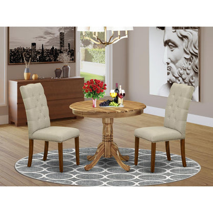 Dining Room Set Natural, ANEL3-ANA-05