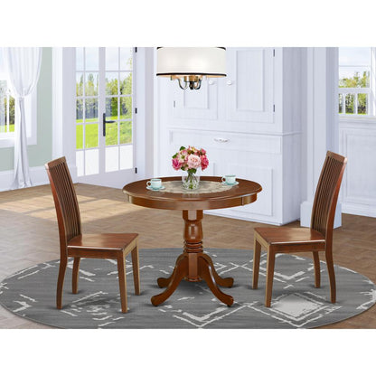 Dining Room Set Mahogany, ANIP3-MAH-W