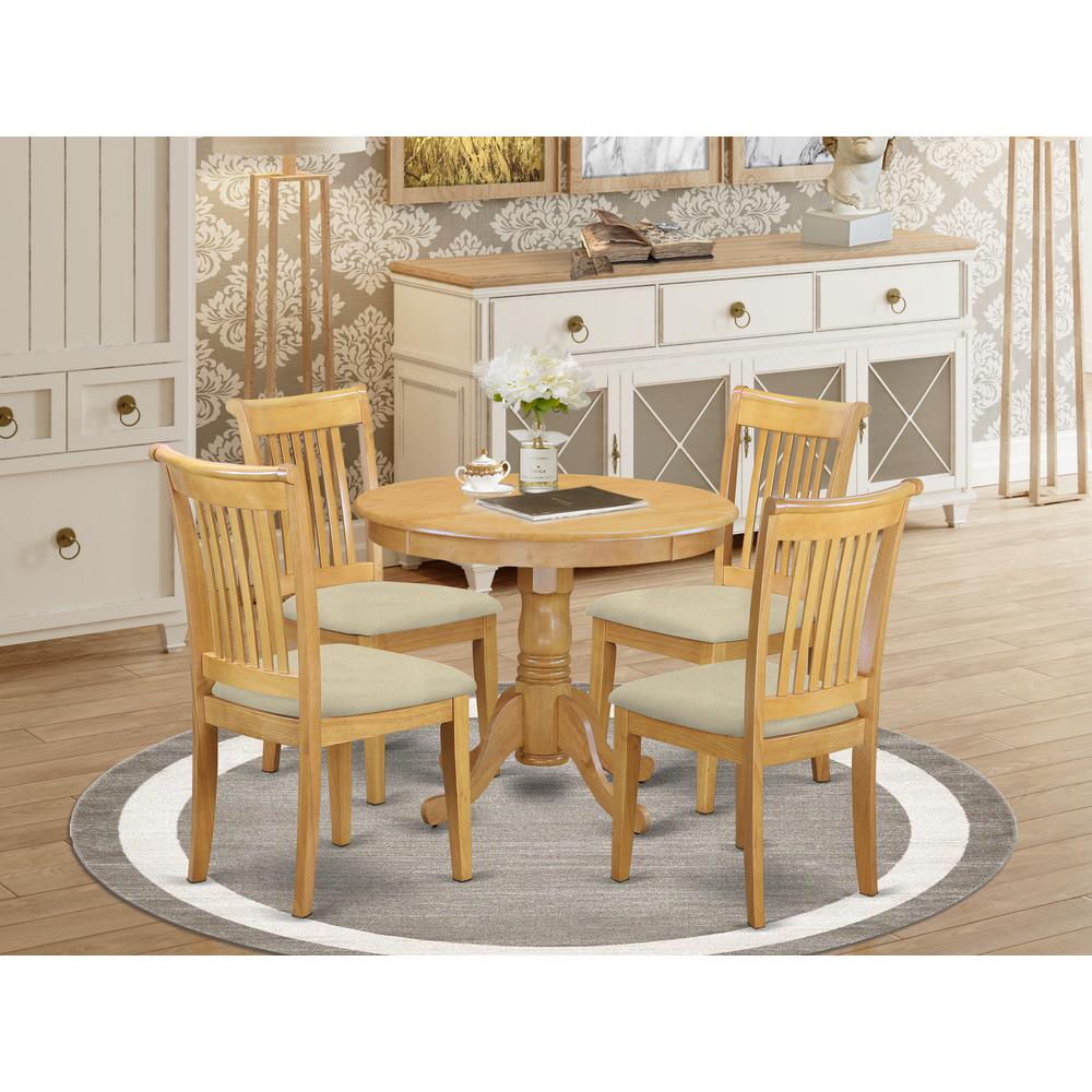 Dining Room Set Oak, ANPO5-OAK-C