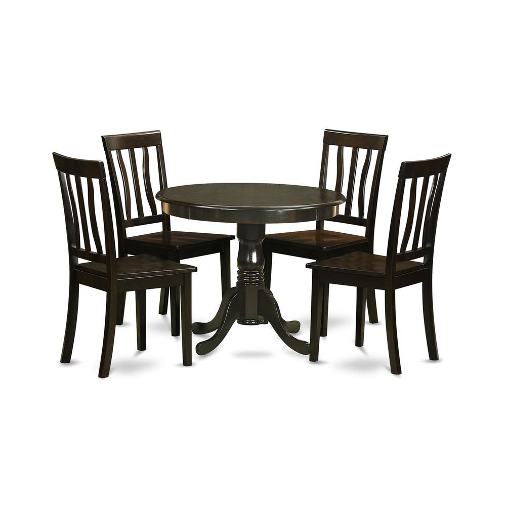 5  Pc  small  Kitchen  Table  set-breakfast  nook  plus  4  Dining  Chairs