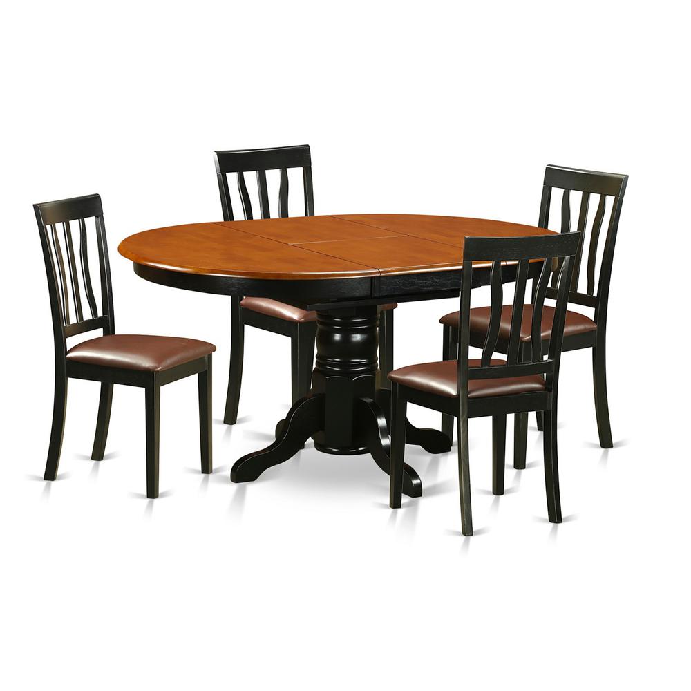 Dining  set  -  5  Pcs  with  4  Wooden  Chairs