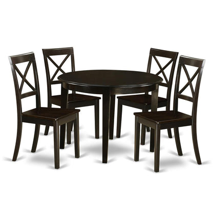 5  Pc  small  Kitchen  Table  set-round  Table  and  4  Kitchen  Chairs