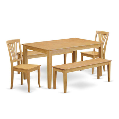 5  Pc  Dinette  set  -  Dining  Table  and  2  Kitchen  Chairs  along  with  2  Wooden  benches