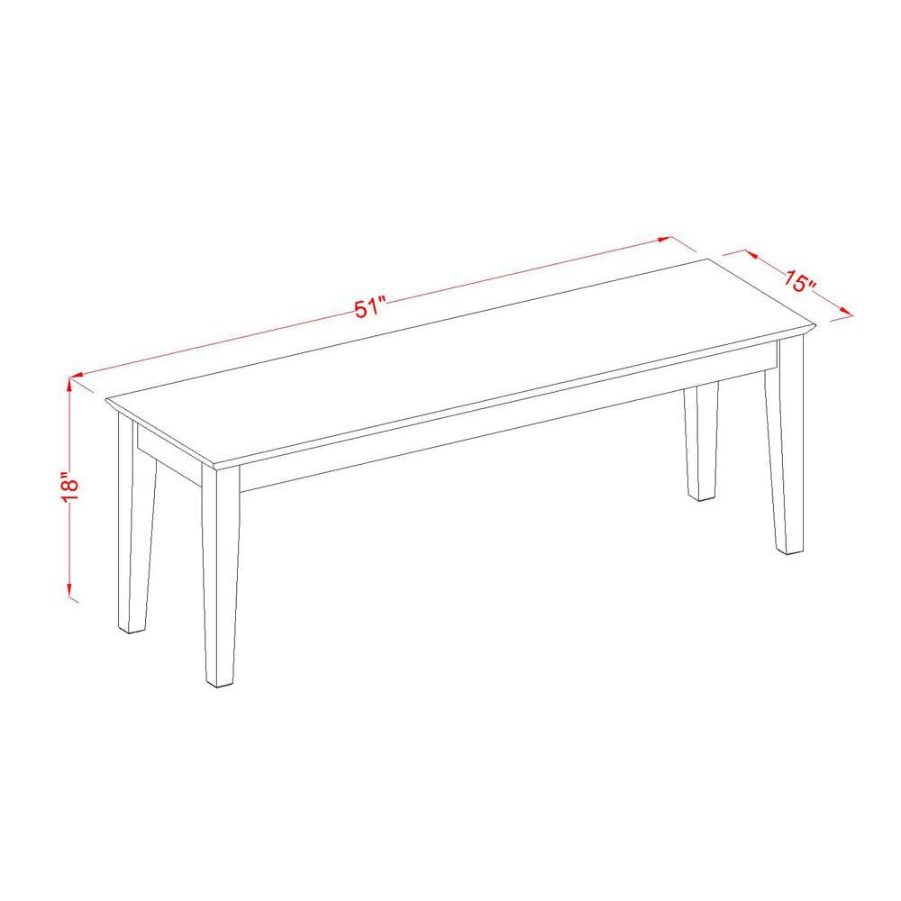 6  PC  Dining  set  with  bench-  Table  and  4  Dining  Chairs  and  Bench