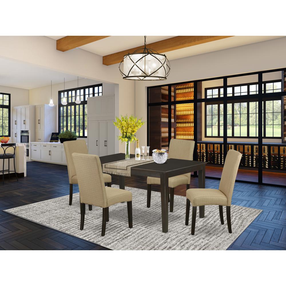 Dining Room Set Cappuccino, CADR5-CAP-03