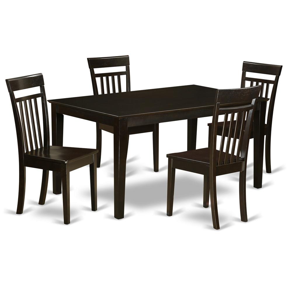 5  Pc  Kitchen  table  set  for  4  set-Kitchen  Table  and  4  Kitchen  Dining  Chairs