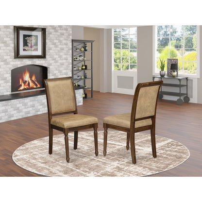 5 piece Modern Dining Table Set of a Kitchen Table and 4 Dark Grey Dining Chairs