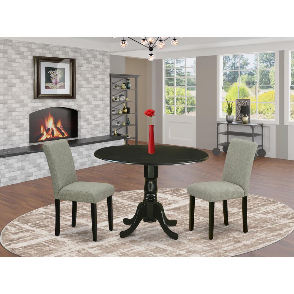 Dining Room Set Black, DLAB3-BLK-06