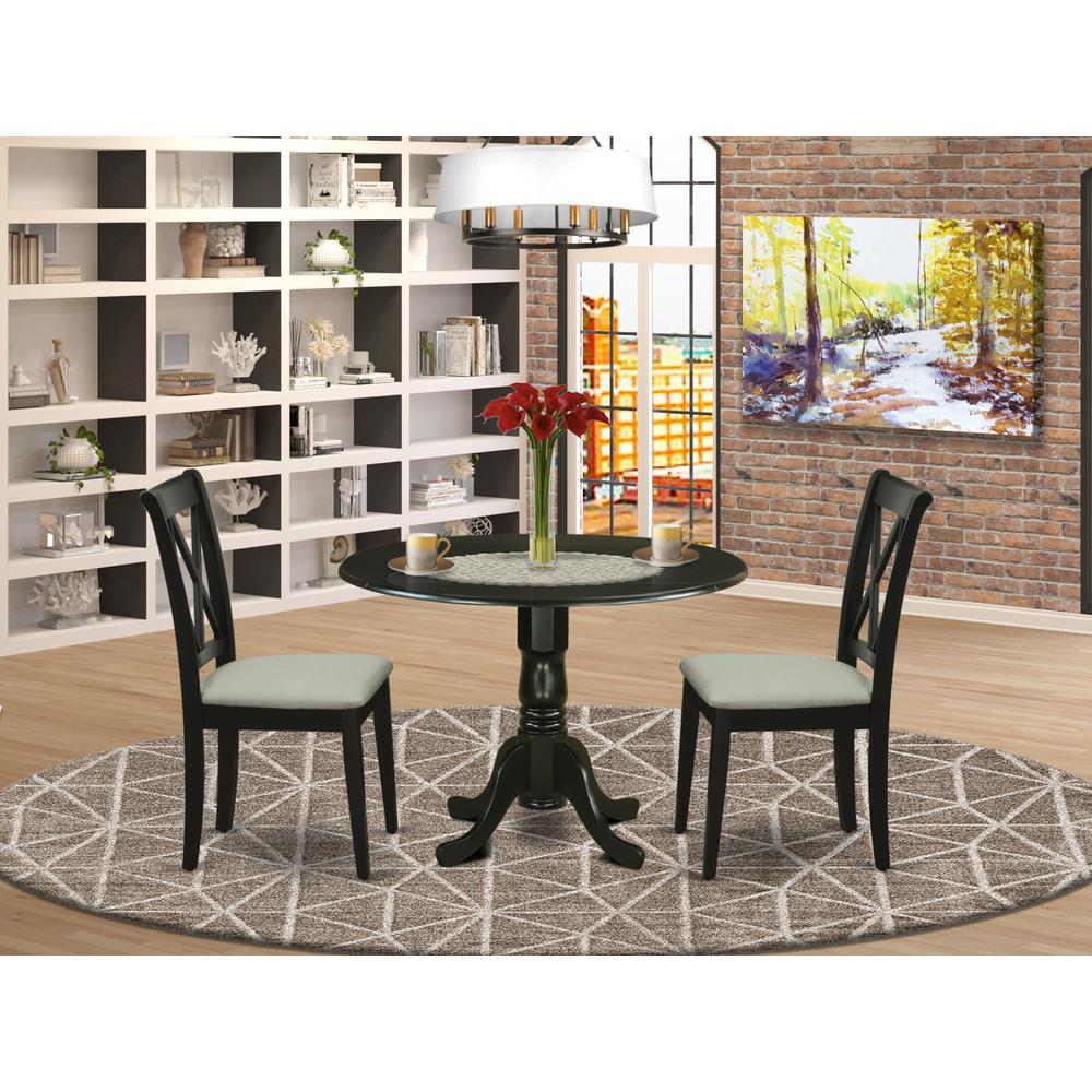 Dining Room Set Black, DLCL3-BLK-C