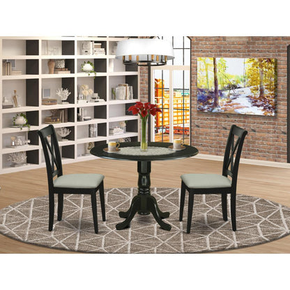 Dining Room Set Black, DLCL3-BLK-C