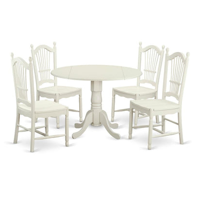 5  PC  Table  and  Chairs  set  for  4-Dinette  Table  and  4  Dining  Chairs