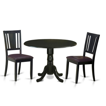 3  Pc  Kitchen  Table  set  for  2-Dinette  Table  and  2  Kitchen  Chairs