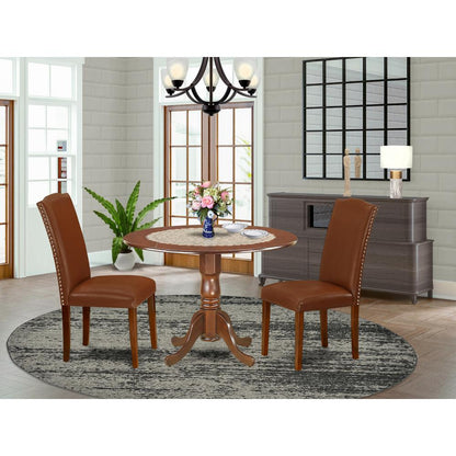 Dining Room Set Mahogany, DLEN3-MAH-66