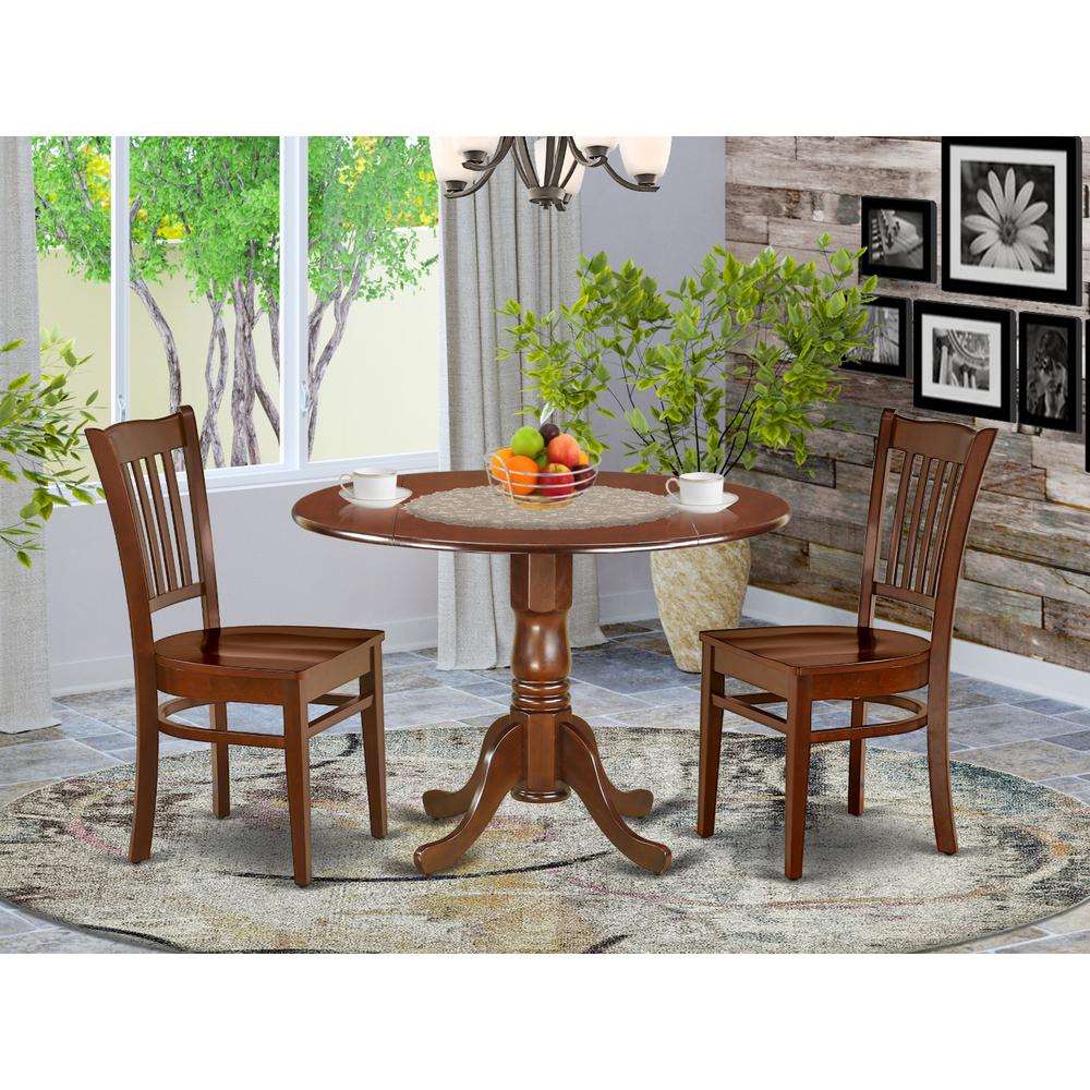 Dining Room Set Mahogany, DLGR3-MAH-W