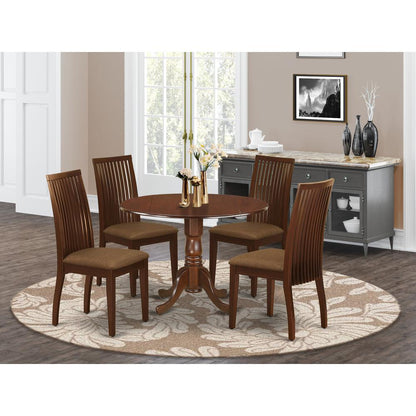Dining Room Set Mahogany, DLIP5-MAH-C