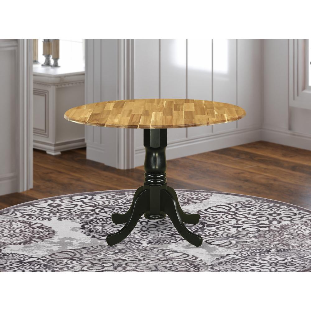 Dining Table Natural & Black, DMT-NBK-TP