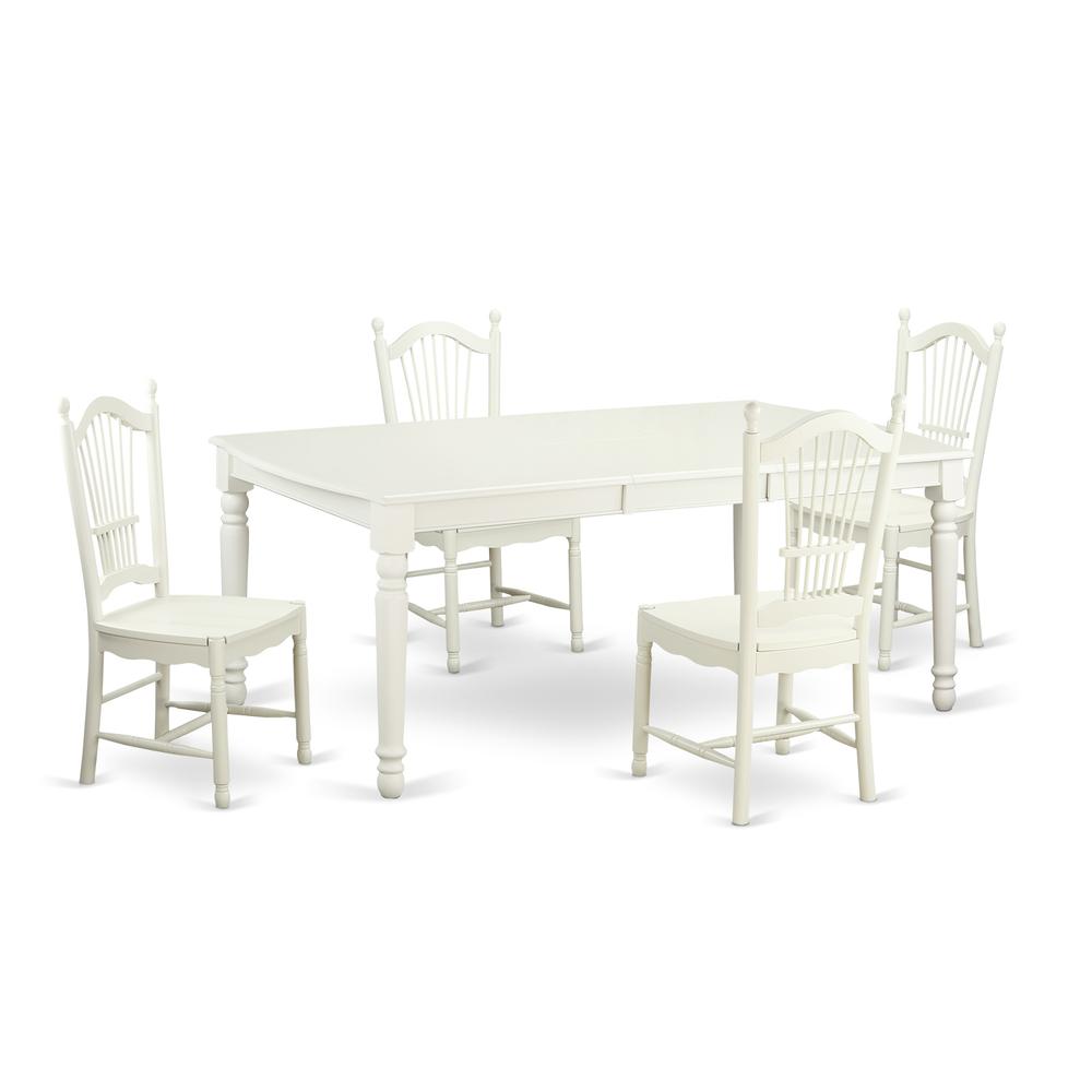 5  Pc  dinette  Table  set  -Kitchen  dinette  Table  and  4  Kitchen  Dining  Chairs