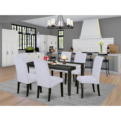 Dining Room Set Black, DUBA7-BLK-05