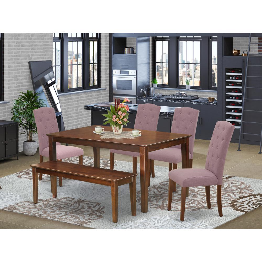 Dining Room Set Mahogany, DUCE6-MAH-10