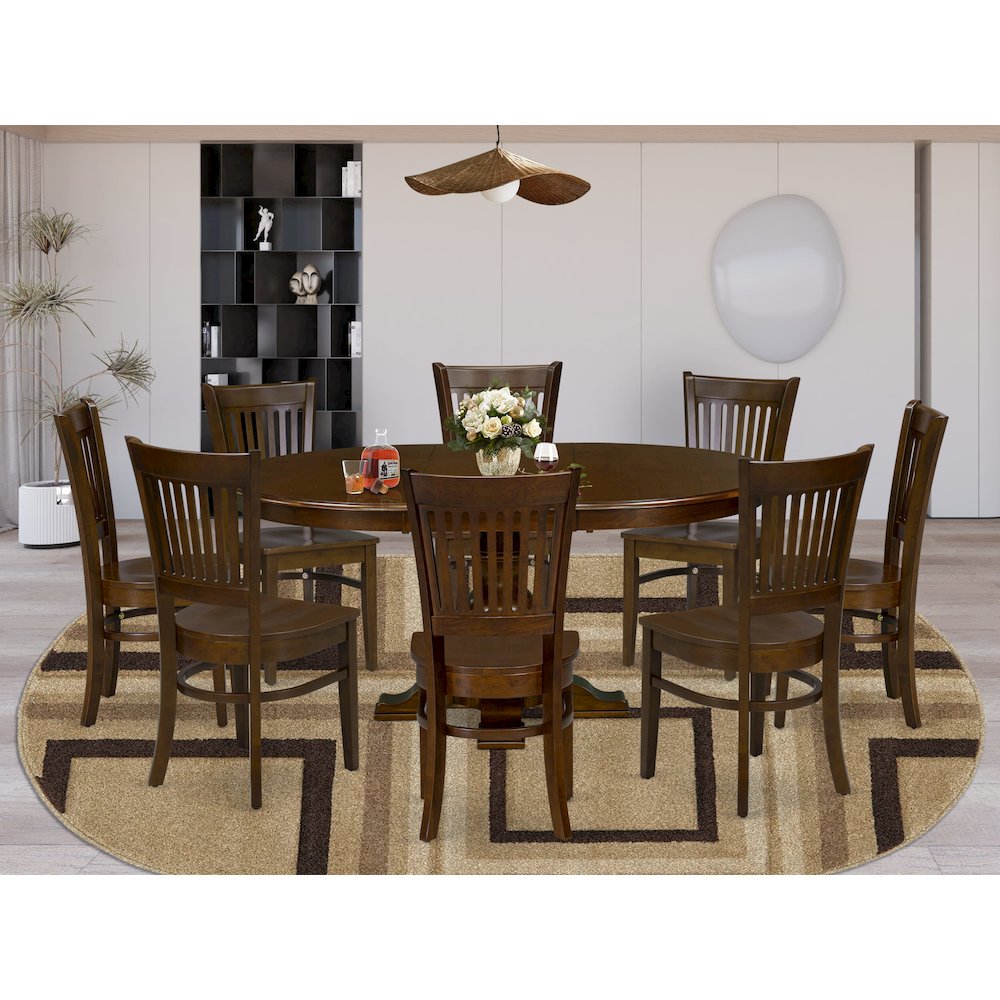 5-Piece Mid-Century Kitchen Set, Espresso