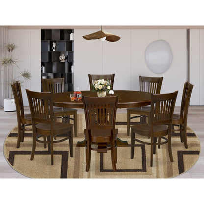 5-Piece Mid-Century Kitchen Set, Espresso