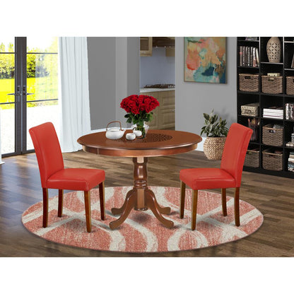 Dining Room Set Mahogany, HLAB3-MAH-72