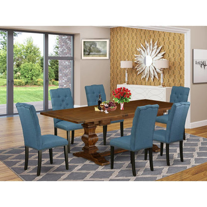 East West Furniture Dining Room Set, 42x92 Inch