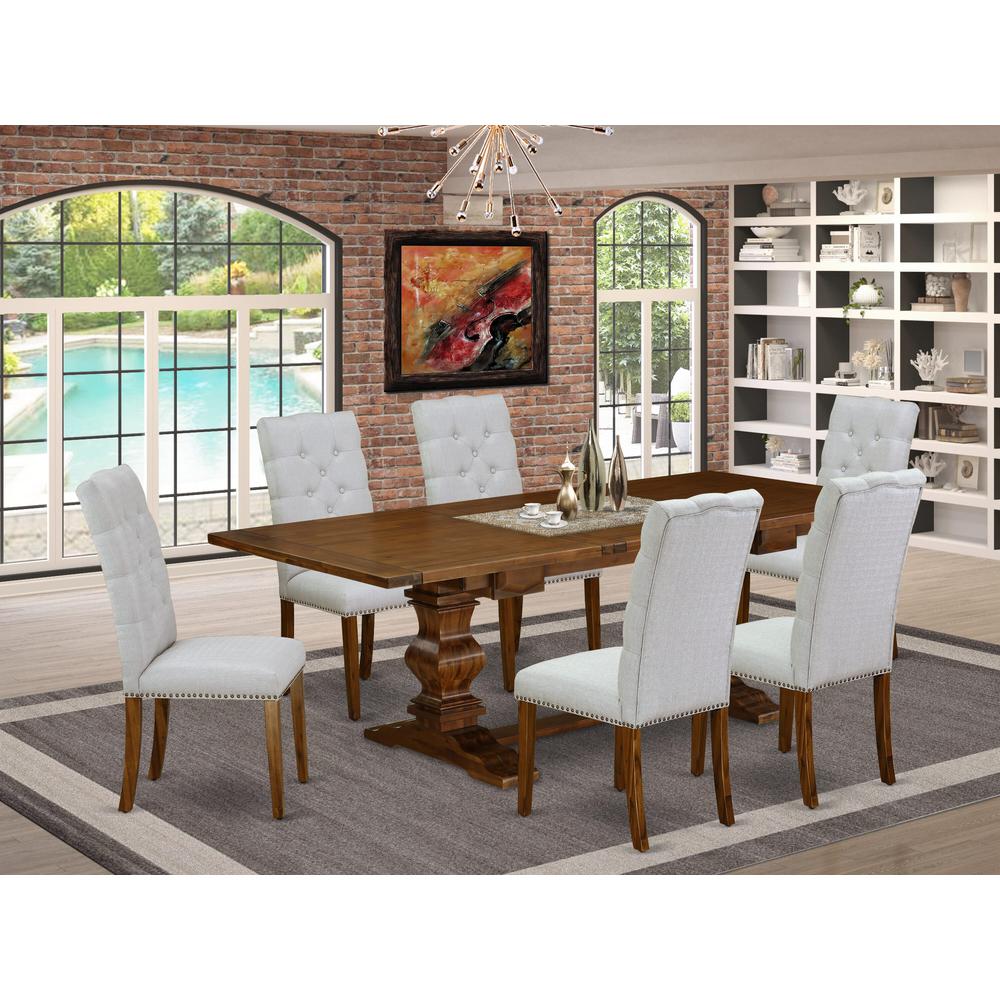 East West Furniture Kitchen Room Set, 42x92 Inch