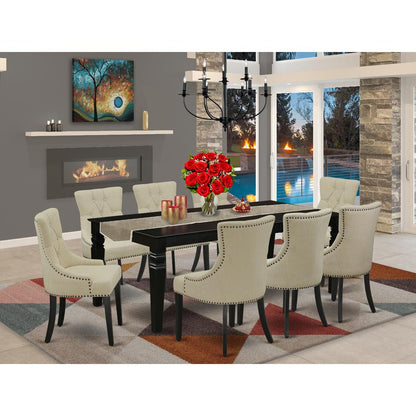 Dining Room Set Black, LGFR9-BLK-02