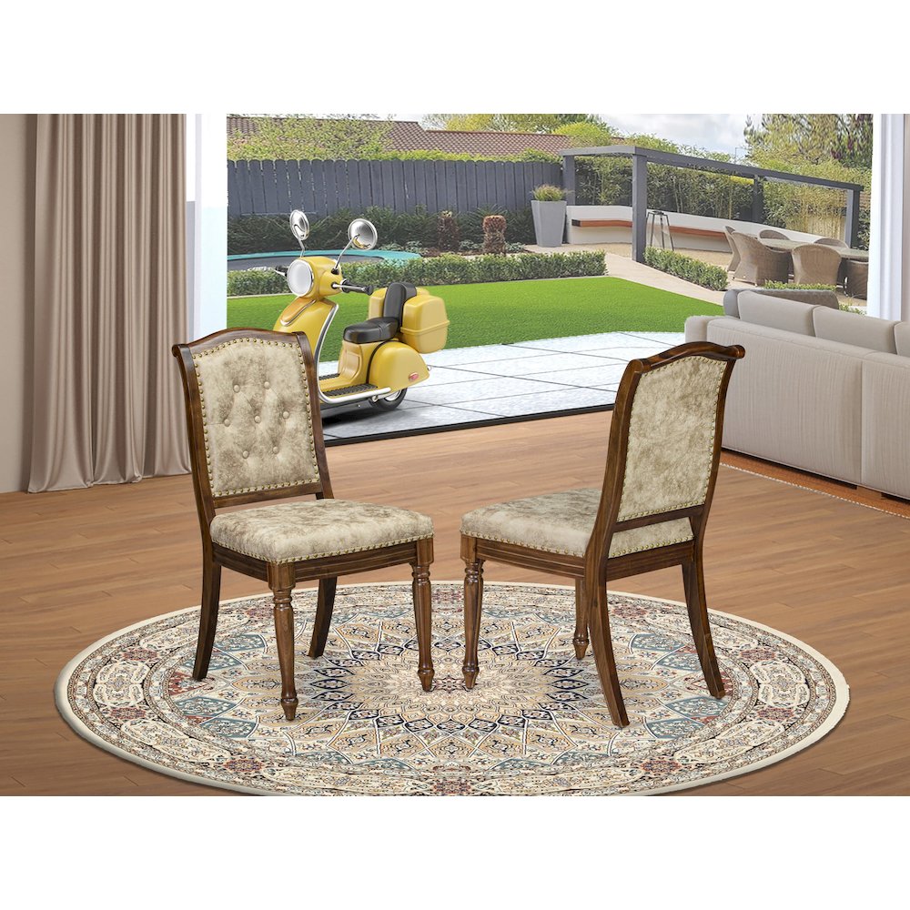 5 Pieces Dining Room set a Rectangular Modern Dining Table and 4 Kitchen Chairs