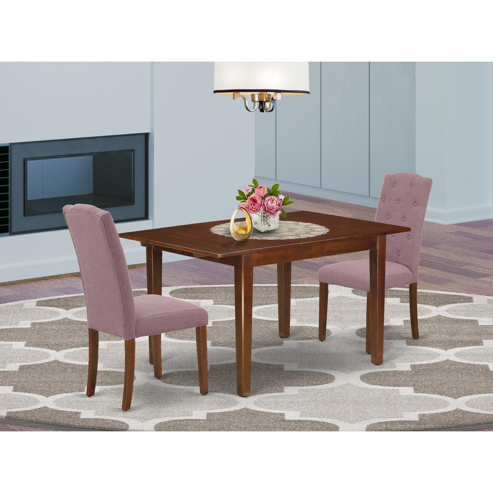 Dining Room Set Mahogany, MLCE3-MAH-10