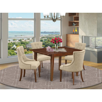 Dining Room Set Mahogany, MLFR5-MAH-05