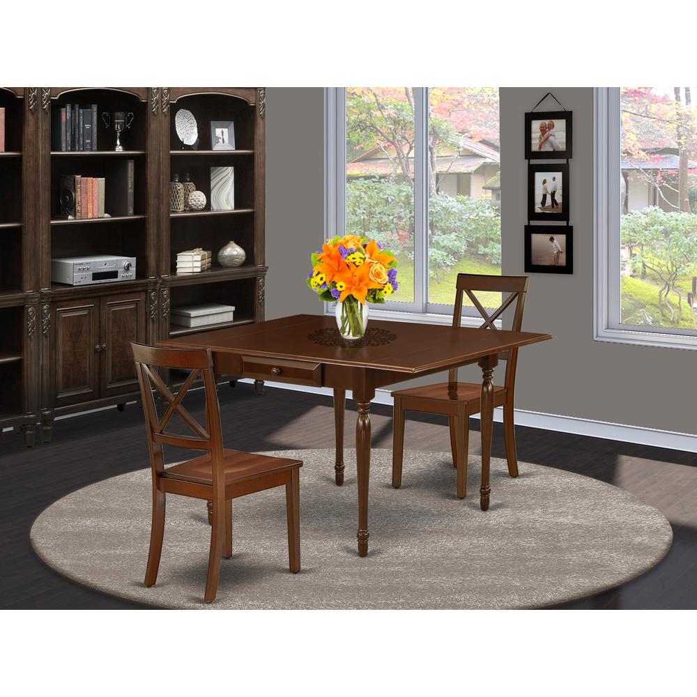 Dining Room Set Mahogany, MZBO3-MAH-W