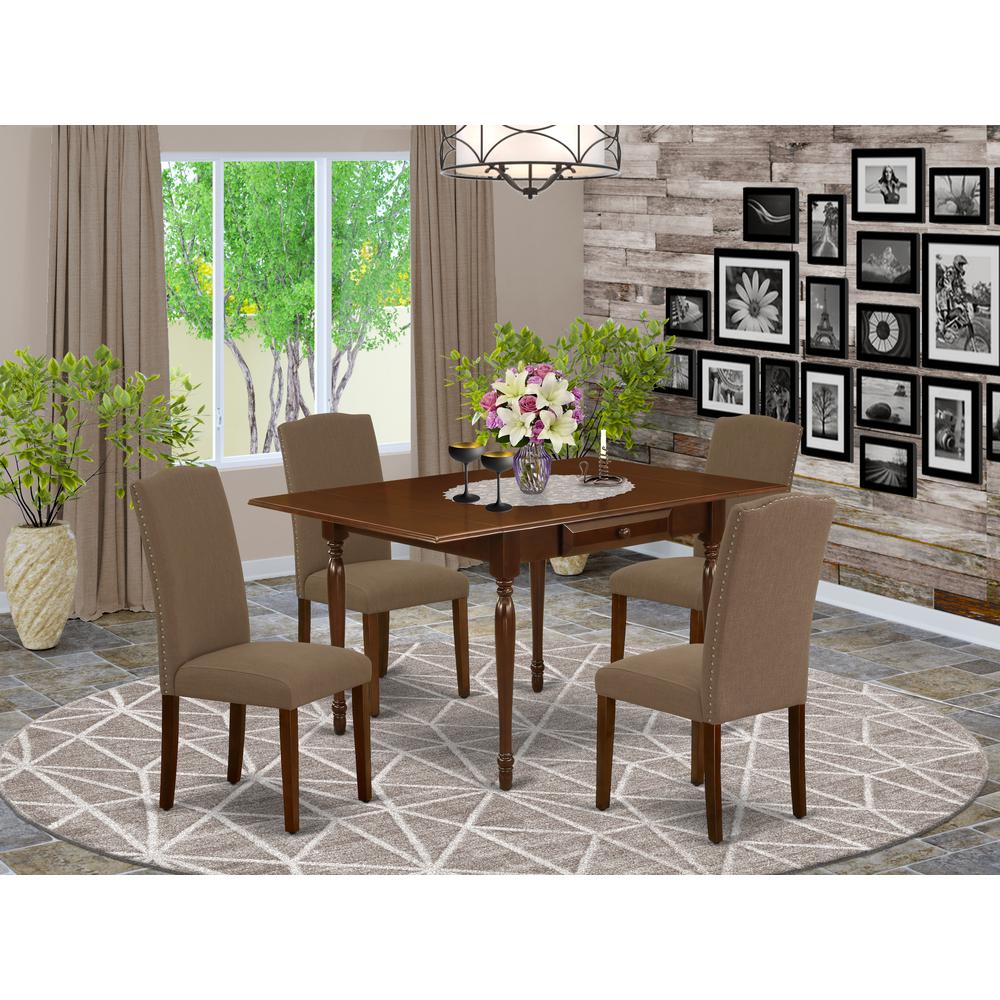 Dining Room Set Mahogany, MZEN5-MAH-18
