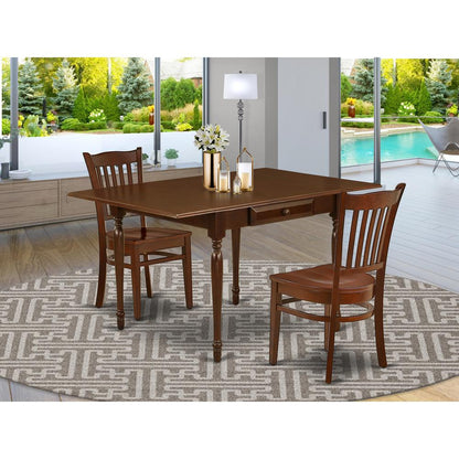 Dining Room Set Mahogany, MZGR3-MAH-W