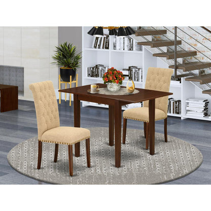 Dining Room Set Mahogany, NDBR3-MAH-04
