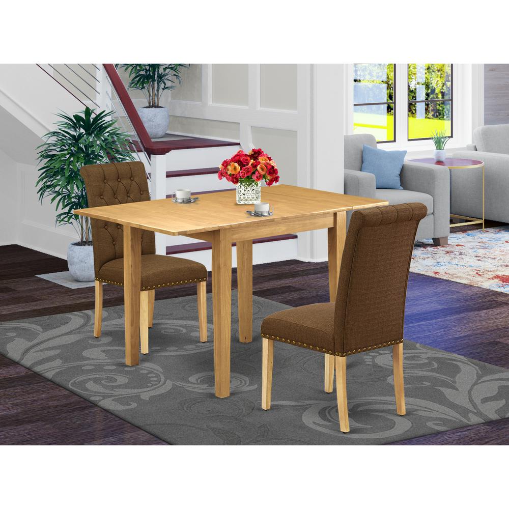 Dining Room Set Oak, NDBR3-OAK-18