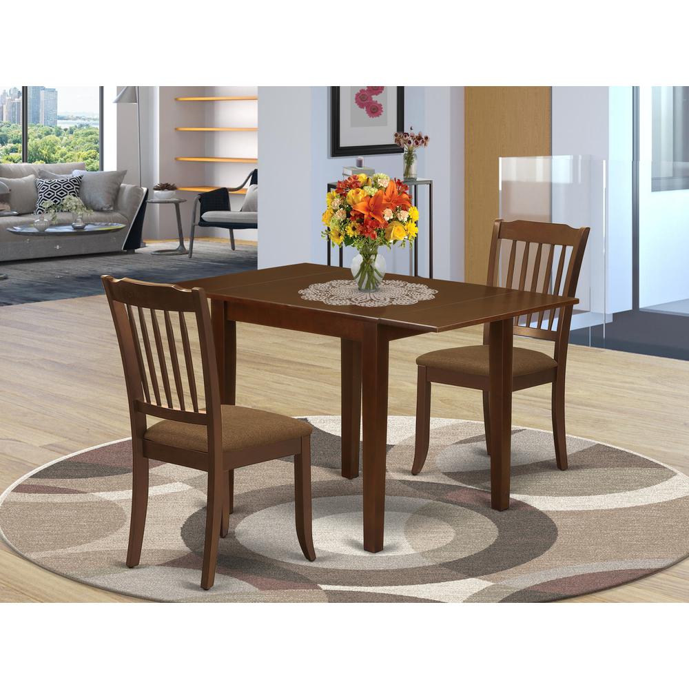 Dining Room Set Mahogany, NDDA3-MAH-C