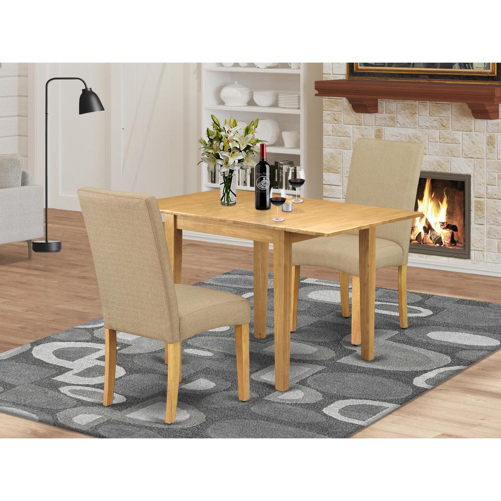 Dining Room Set Oak, NDDR3-OAK-16