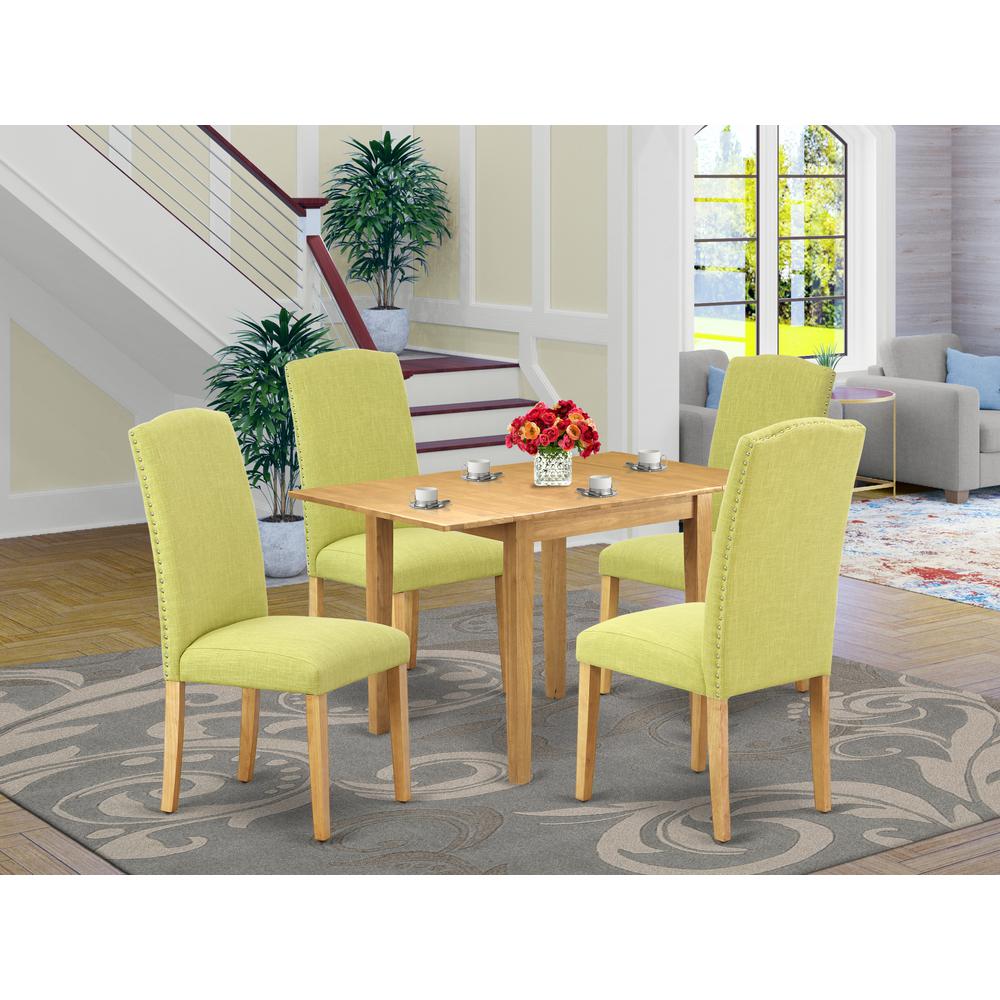 Dining Room Set Oak, NDEN5-OAK-07